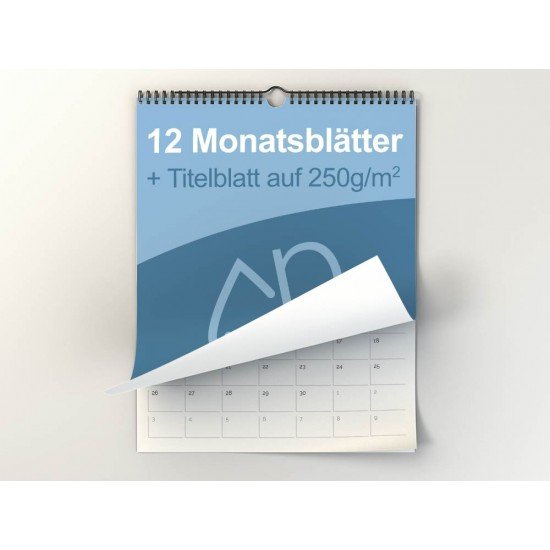 Wall calendar A3 (portrait) with refinement
