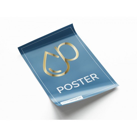 Posters with foil finishing